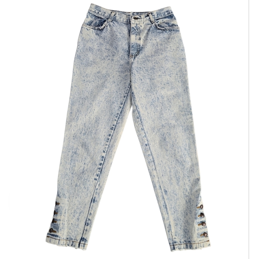 Cap Ferrat Vintage Stylish Acid Wash Denim  Jeans Size 11